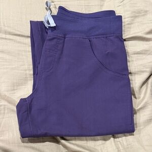 Figs Women's Purple Scrub Pants